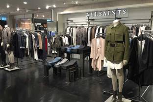 AllSaints debutta in Italia da Coin