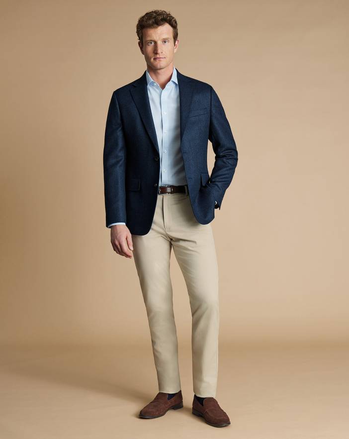 Men's Charles Tyrwhitt Texture Twill na Jacket | Charles Tyrwhitt