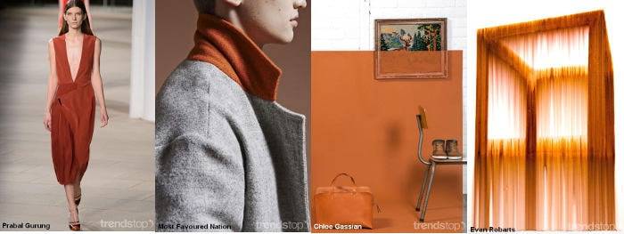 Couleurs tendances des défilés pour femme Automne/Hiver 2015-16