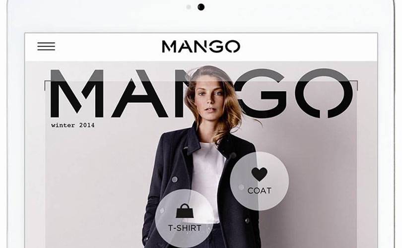 De online verkoop van Mango