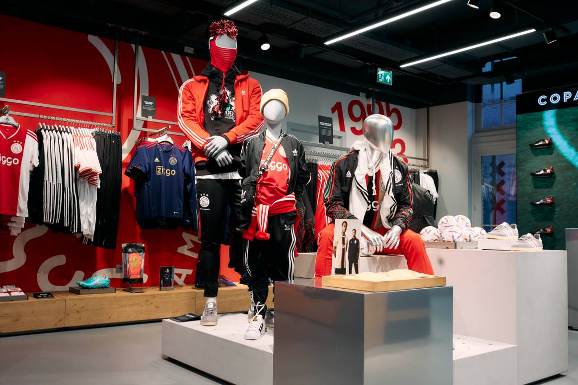 De nieuwe Adidas flagshipstore in Amsterdam. Beeld via Adidas