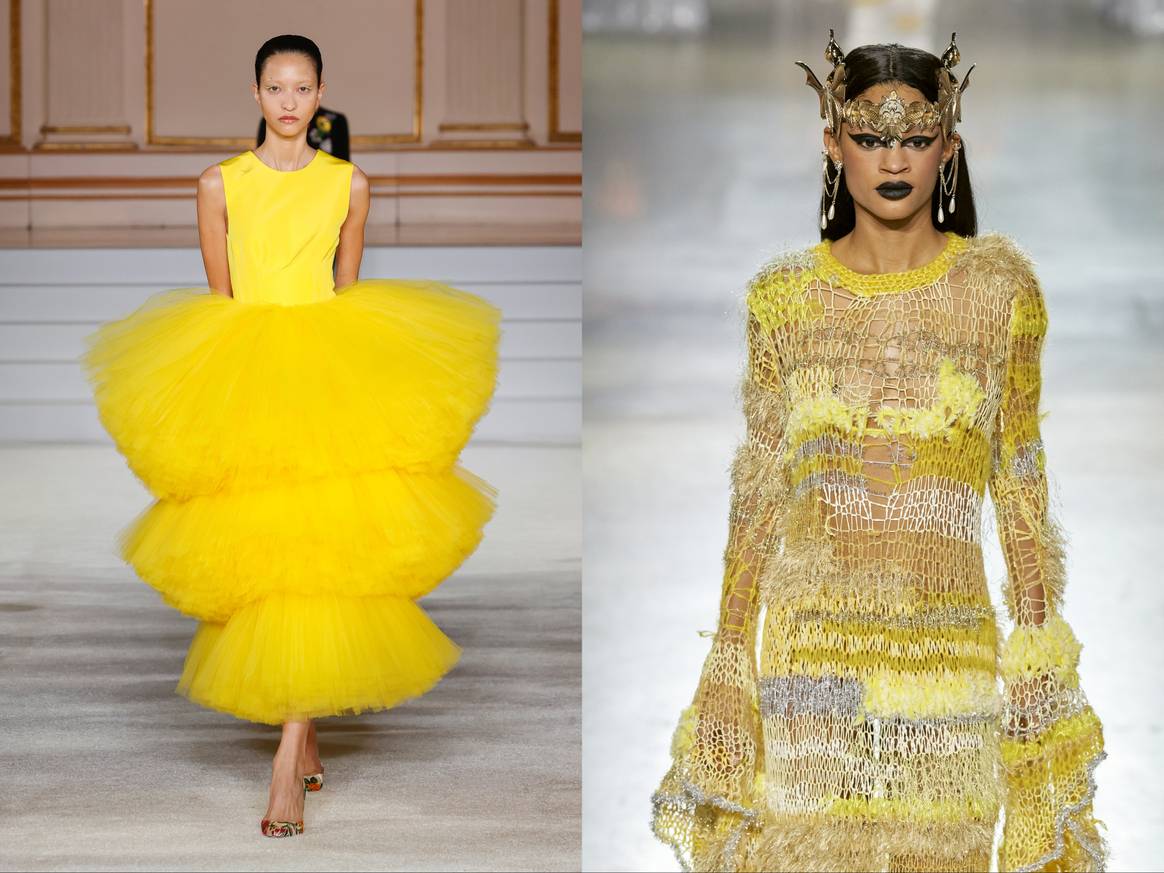 High Visibility at Carolina Herrera and Rodarte during New York Fashion Week FW23. Image: Launchmetrics Spotlight