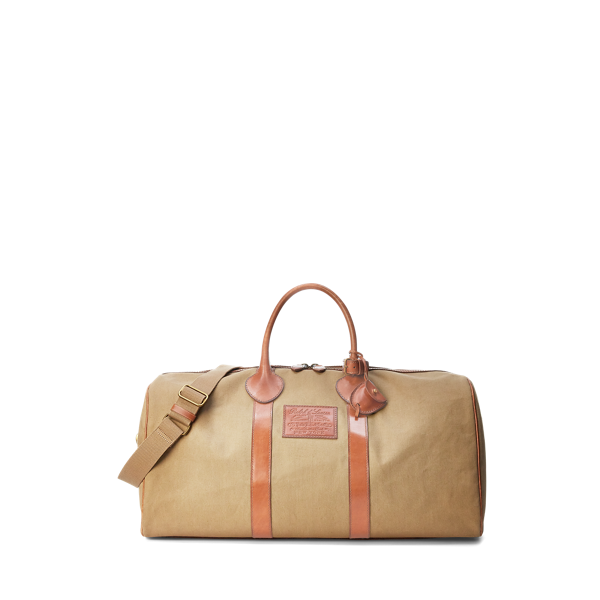 Segeltuch-Reisetasche mit Lederbesatz | Ralph Lauren