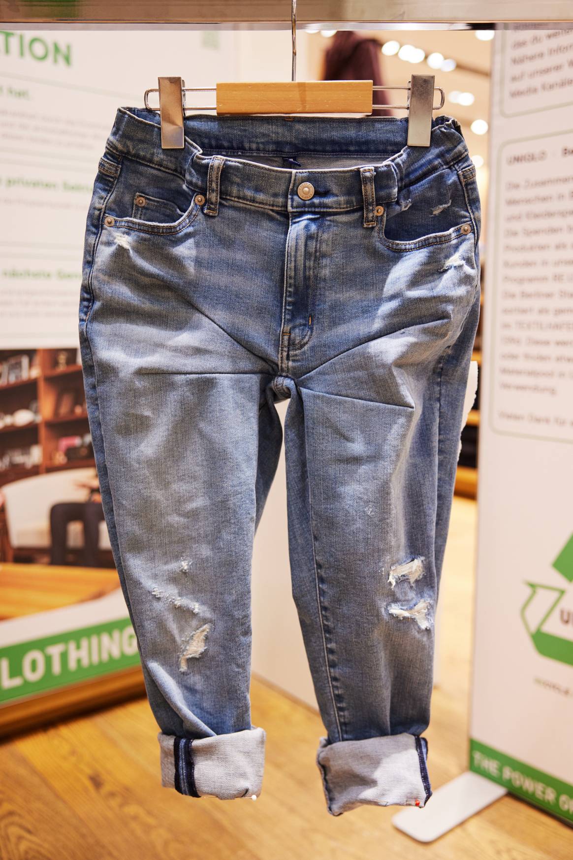 Eine angepasste Hose. Bild: Uniqlo