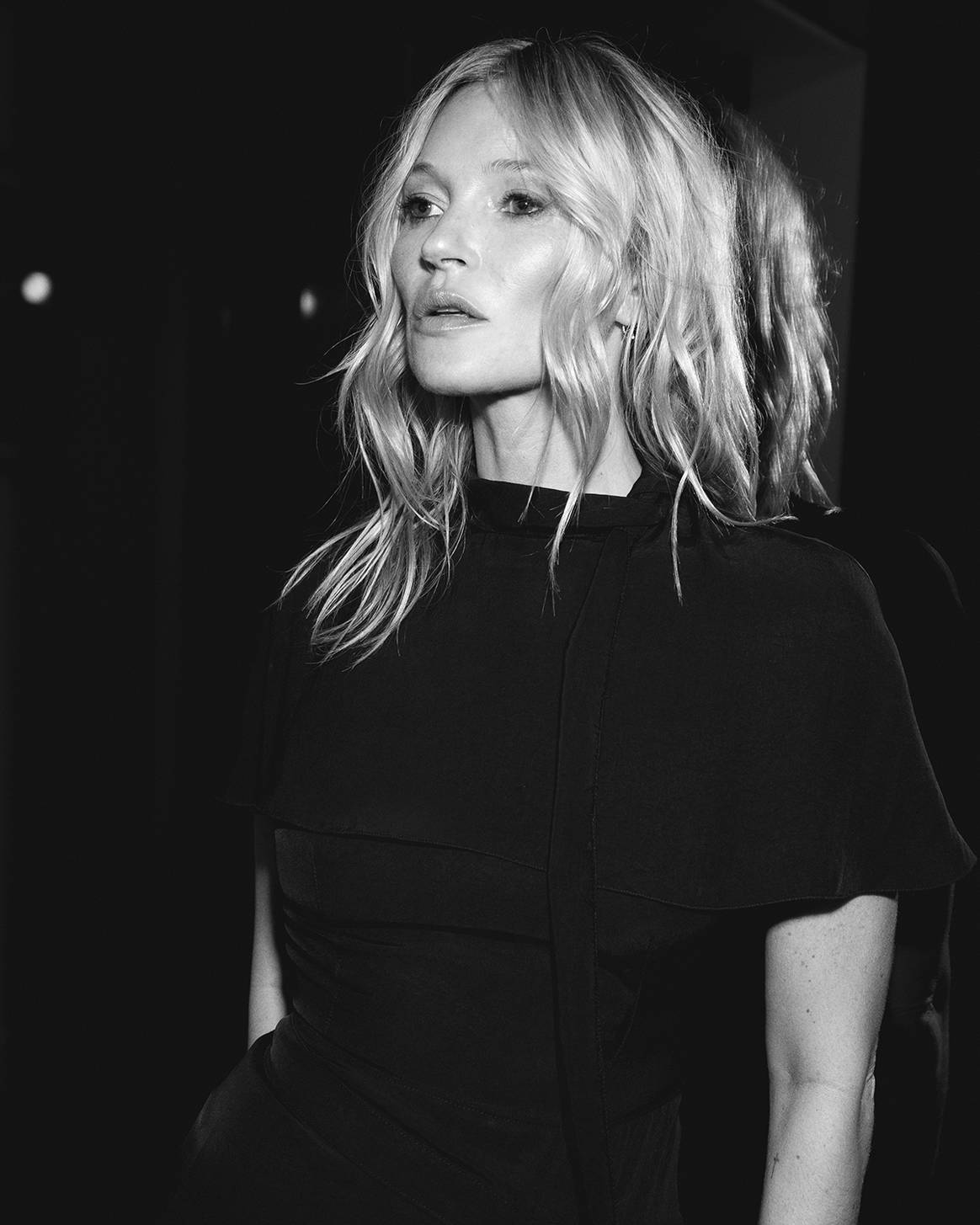 La modelo británica, y nueva colaboradora creativa de Zara, Kate Moss.