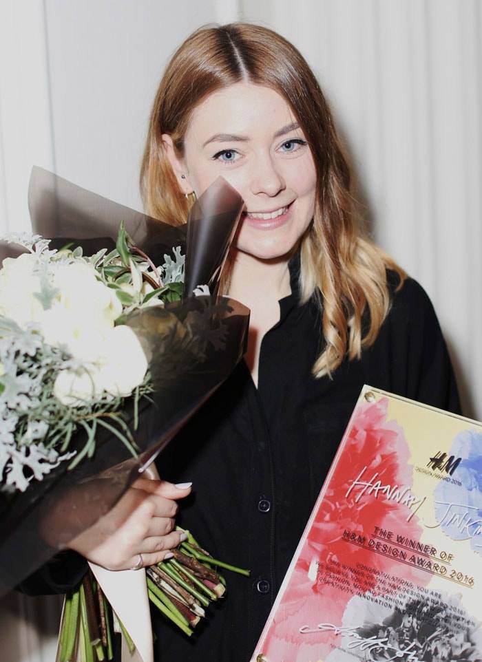 Hannah Jinkins vince l'H&M Design Award 2016