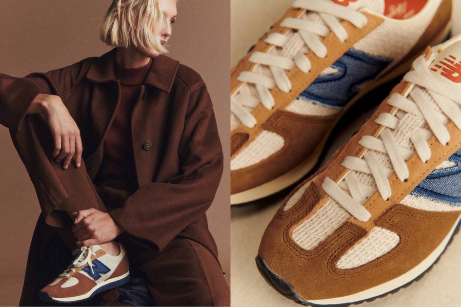 Sézane x New Balance: a limited-edition trainer for autumn