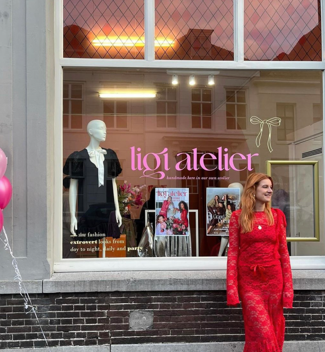 Credits: Student Lilly Gillis voor haar eigen winkel Ligi Atelier in Den Bosch