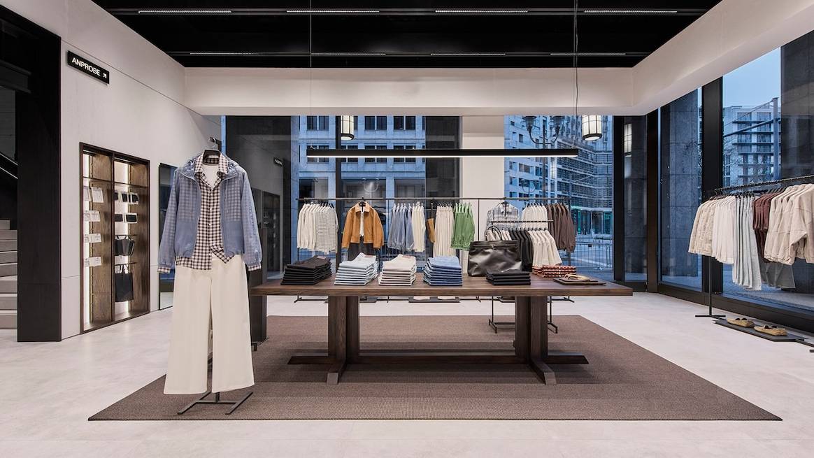 View of the new Zara Man store in Berlin