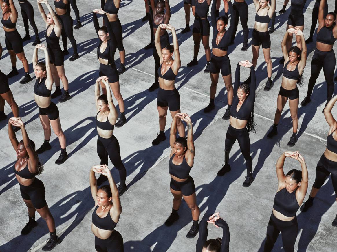 NikeSkims campaign imagery.