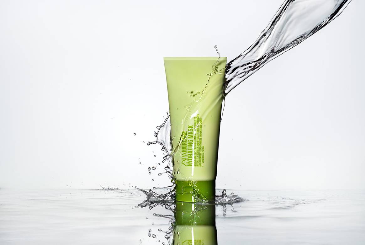 Colección de cuidado capilar “Zara Hair Care” de Zara Hair, fotografía de campaña.