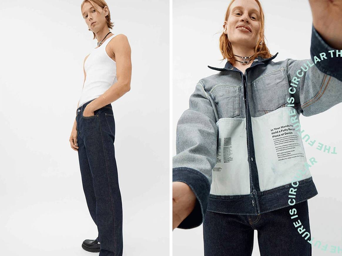 Weekday lanza un conjunto denim “genderless” 100 por ciento reciclable y biodegradable