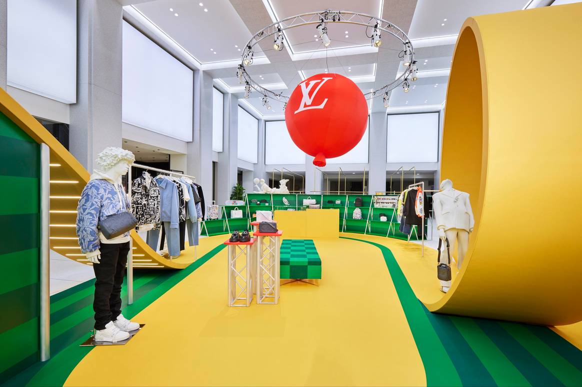 Louis Vuitton Pop-Up Store im Hamburger Alsterhaus.