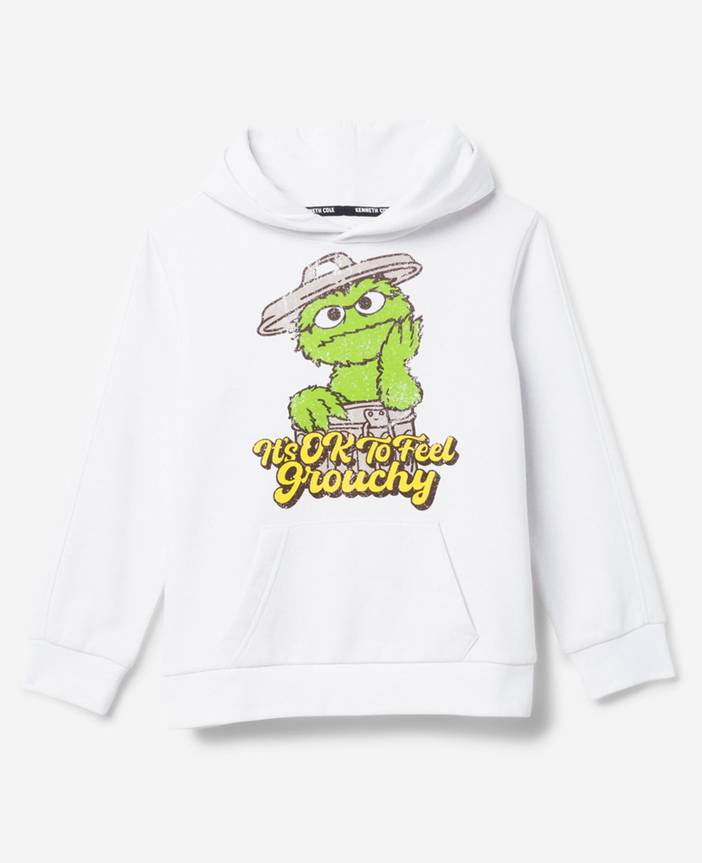| Sesame Street Kids Oscar The Grouch Organic Hoodie | Kenneth Cole