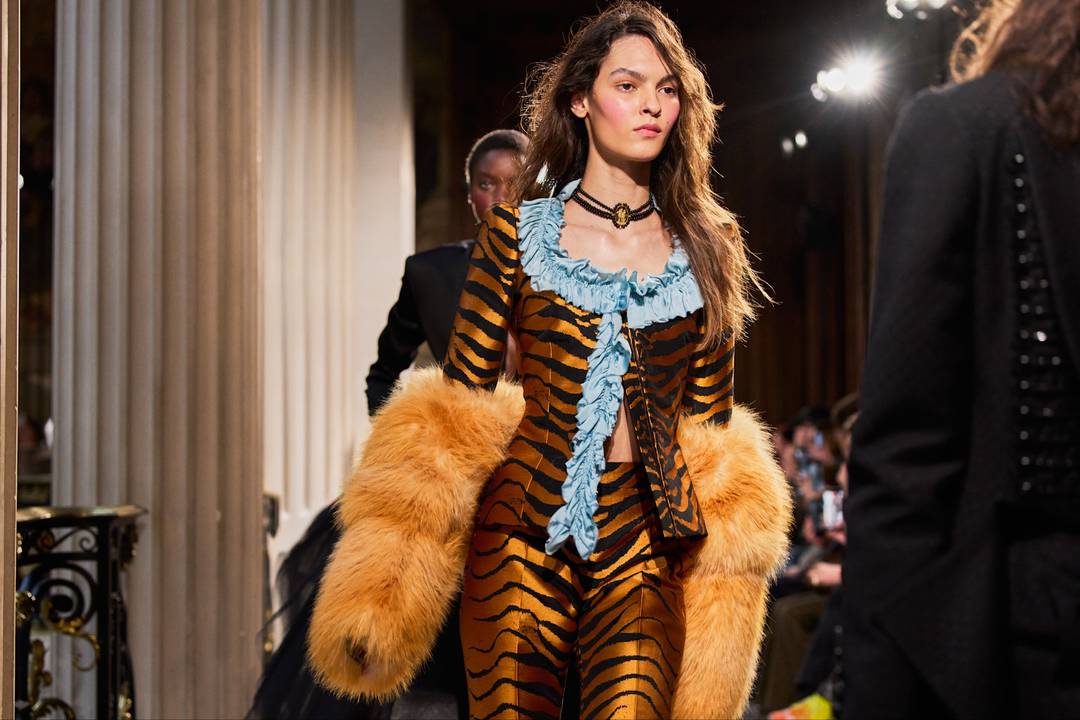 Finale of Harris Reed's final Nina Ricci show for AW26.