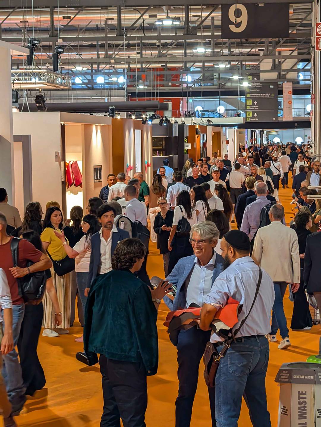 Una immagine della fiera che si appena conclusa