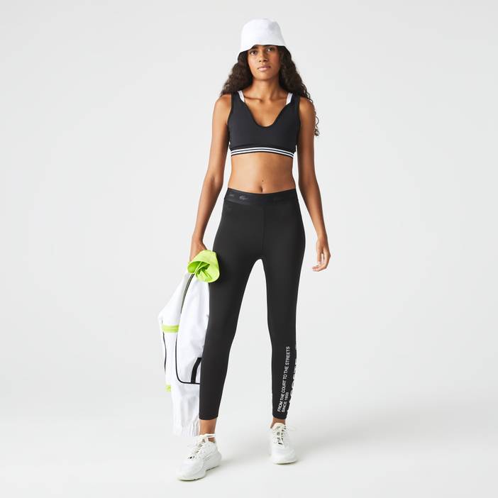Damen Lacoste Sport Leggings mit Aufdruck | Lacoste
