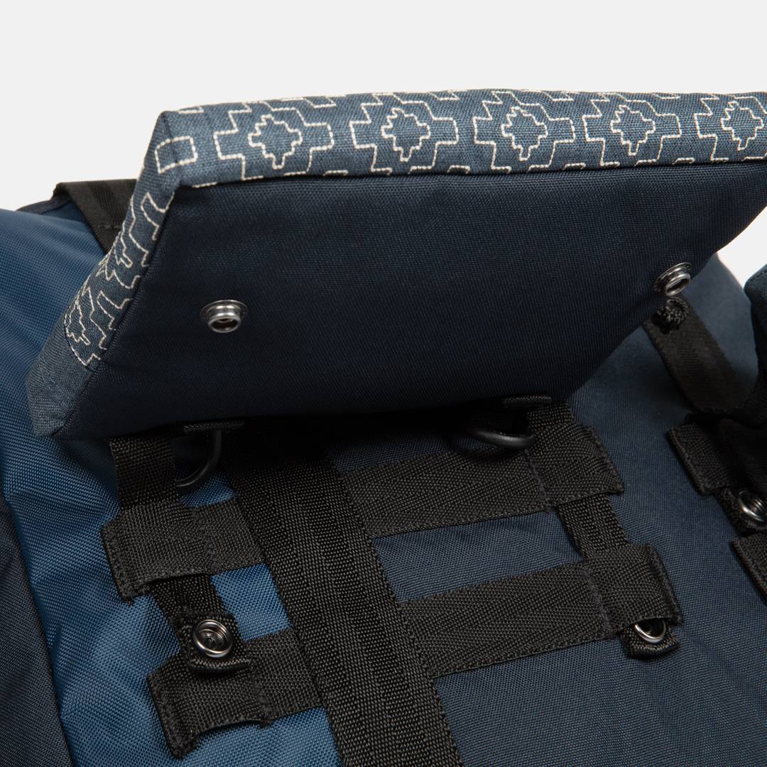 Het modulaire systeem van de Denham x Eastpak collectie - beeld via Denham