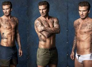 David Beckham swimwear