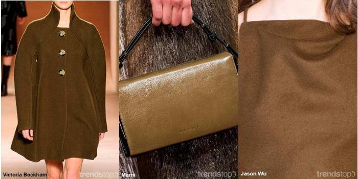 Il gruppo di colori di tendenza per l'autunno inverno 2016