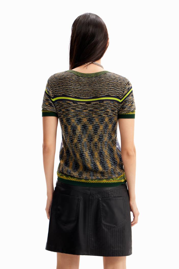 Knit landscape T-shirt | Desigual