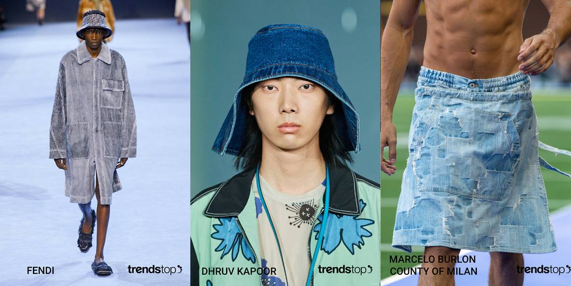 Spring/Summer 2023 menswear demin trends