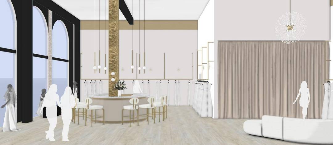 CGI of renovated Galia Lahav Los Angeles flagship