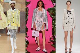Runway to Retail: The bouclé or tweed micro suit