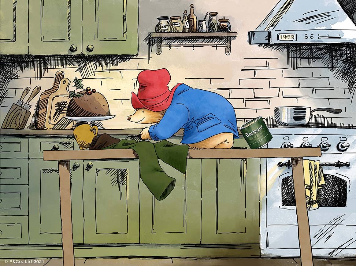 Barbour teams up with Paddington for Christmas campaign