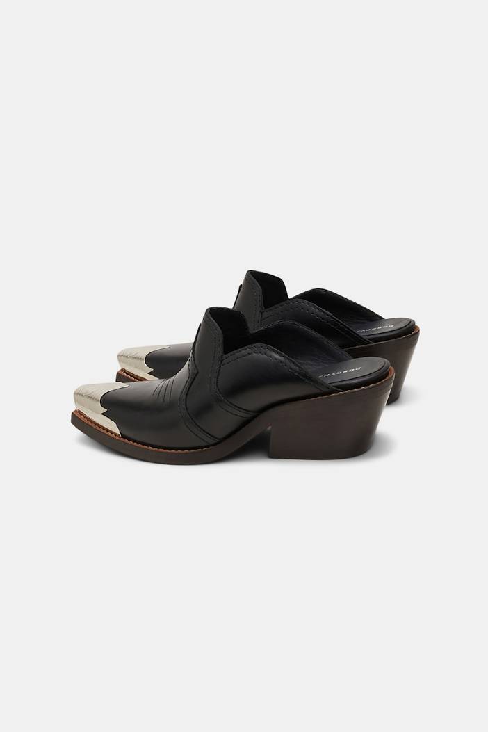 Calfskin mules with Western toe cap | dorothee schumacher