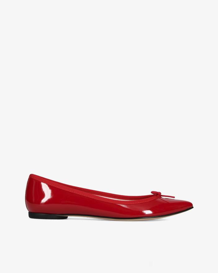 Ballerines À Bout Pointu Brigitte pour Femme - Cuir vernis - Repetto | Repetto