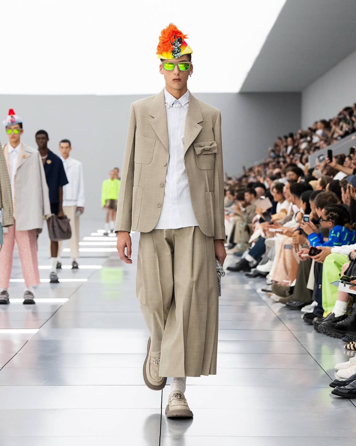 Créditos: Dior, desfile de presentación de la colección masculina para la temporada de Verano SS24. Fotografía de cortesía.