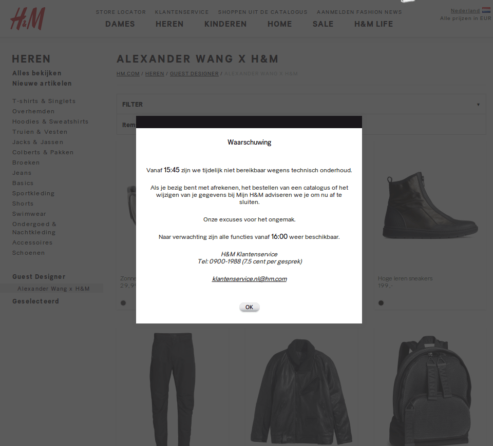 LIVE: Alexander Wang voor H&M van minuut tot minuut