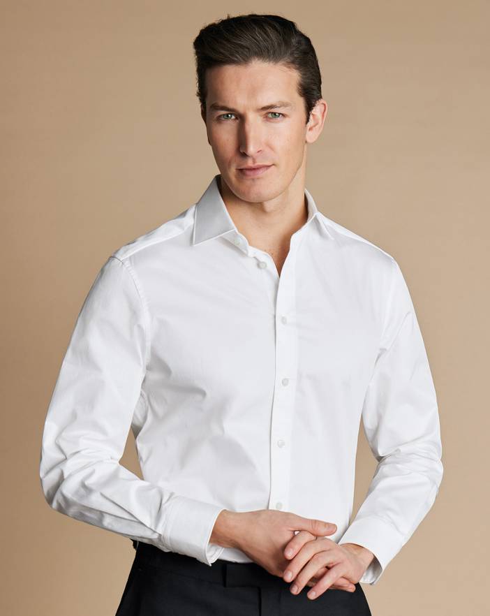 Men's Charles Tyrwhitt Luxury 140S Twill Dress Shirt | Charles Tyrwhitt