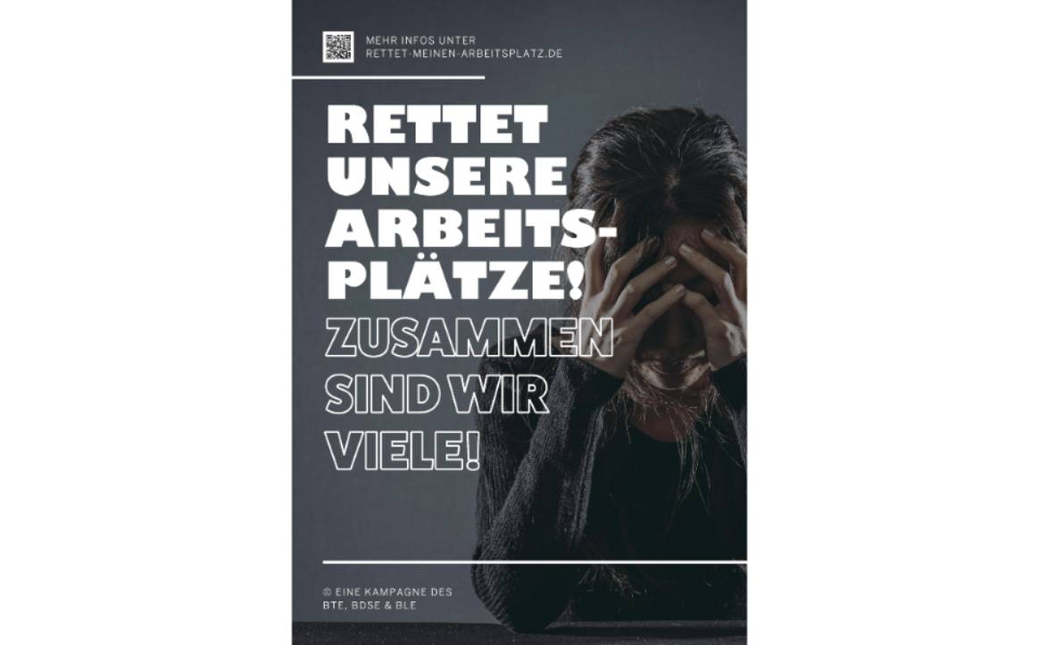 Handelsverbände starten Kampagne „Rettet meinen Arbeitsplatz“