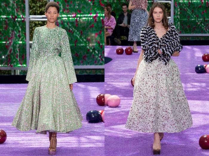 Dior vistió a una mujer delicada, Schiaparelli apostó con mesura a la extravagancia