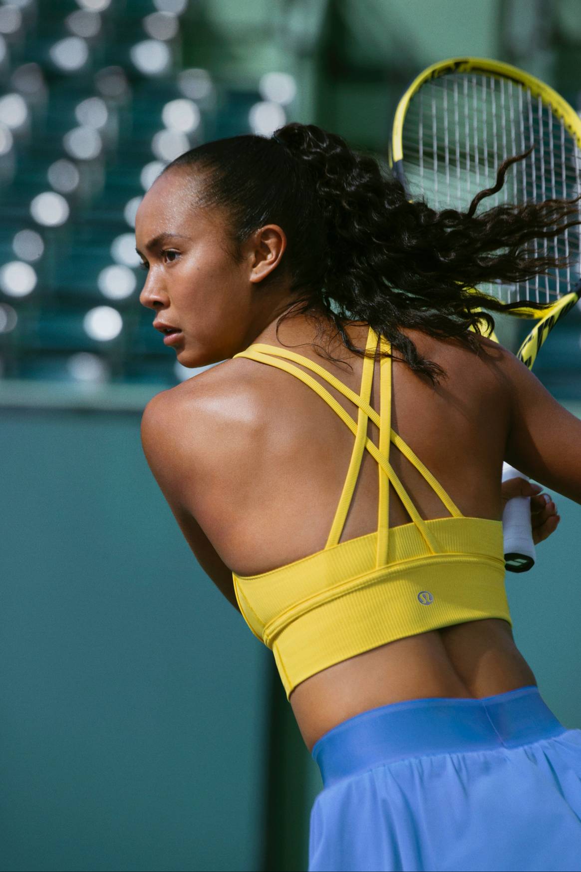 Image: Lululemon; Leylah Fernandez