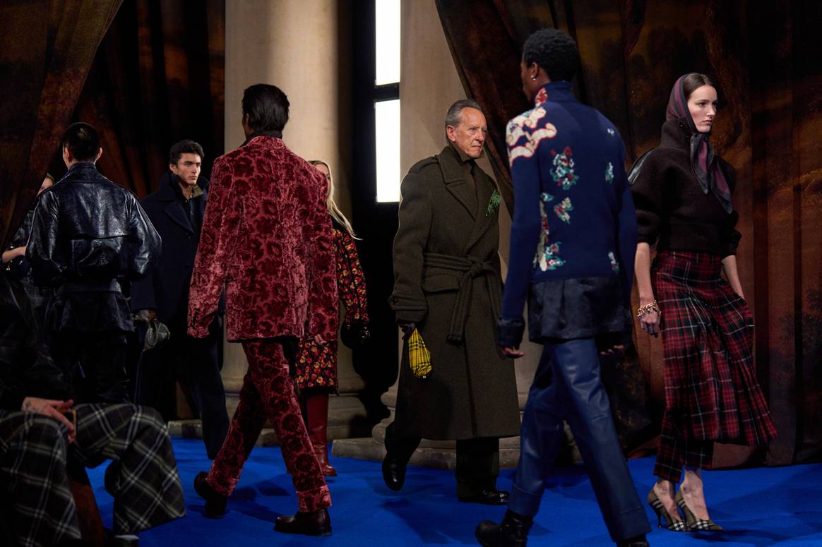 Burberry AW25 catwalk show at LFW