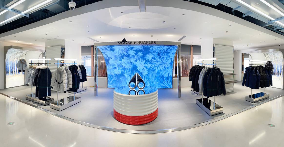 Moose Knuckles Pop-up im Kaufhaus Luxemporium
