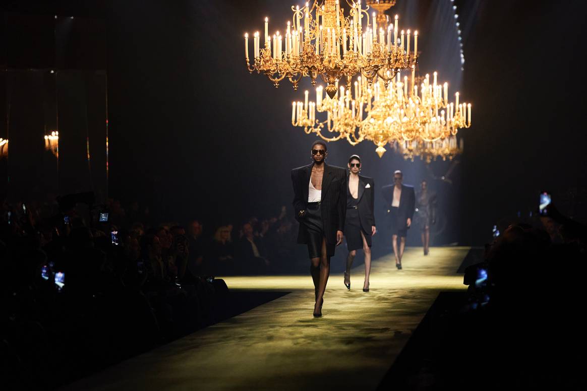 Saint Laurent FW23. Image: Spotlight Launchmetrics