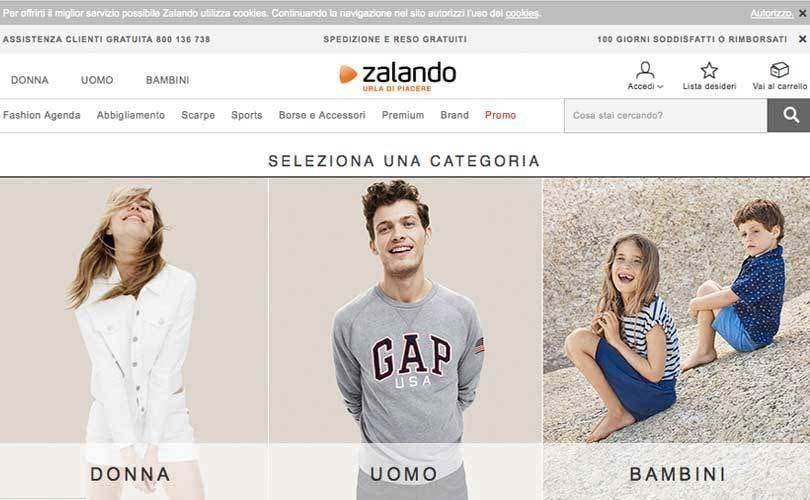 Zalando: ricavi a +21,5 percento nell'H1 e un nuovo centro distributivo in Italia