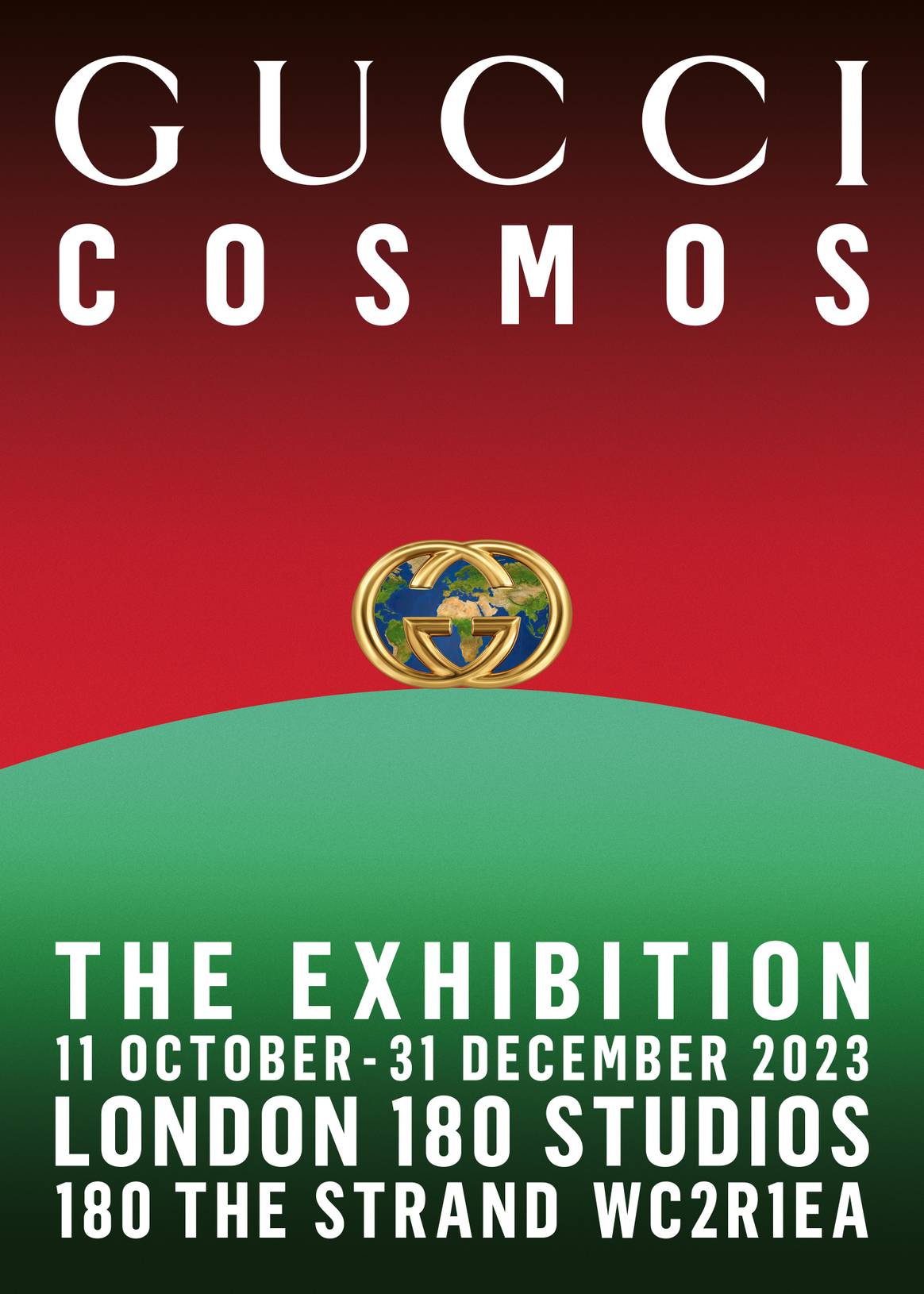 Il manifesto di Gucci Cosmos