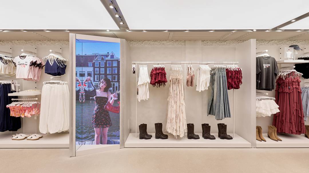 BERSHKA flagship in Ibiza.