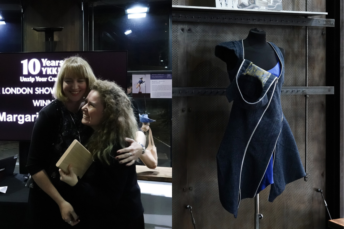 The winner, Margarita Ivanova, with Katie Doherty