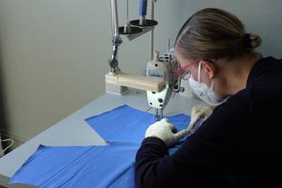 Reiss donates face masks and scrubs to NHS
