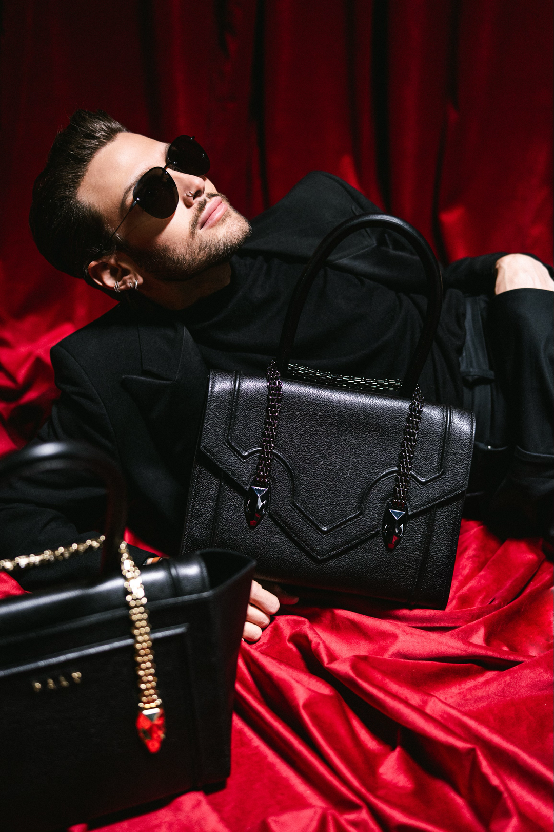 Christopher Palu with The PALU ICON Bag