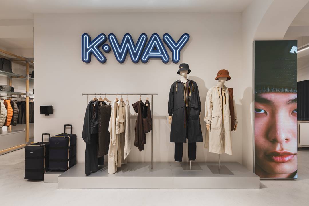Lo store K-Way di corso Garibaldi, a Milano