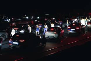 PFW AW21: Coperni hosts a drive-in catwalk show