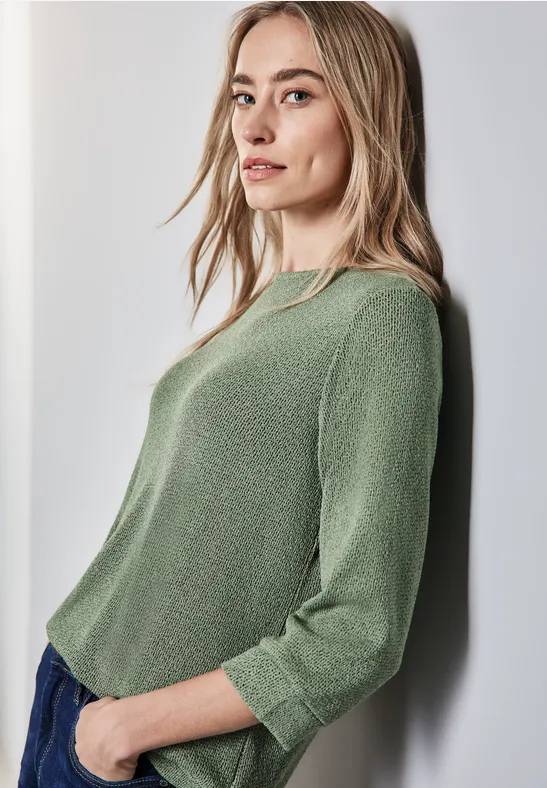 T-shirt en tricot | Street One