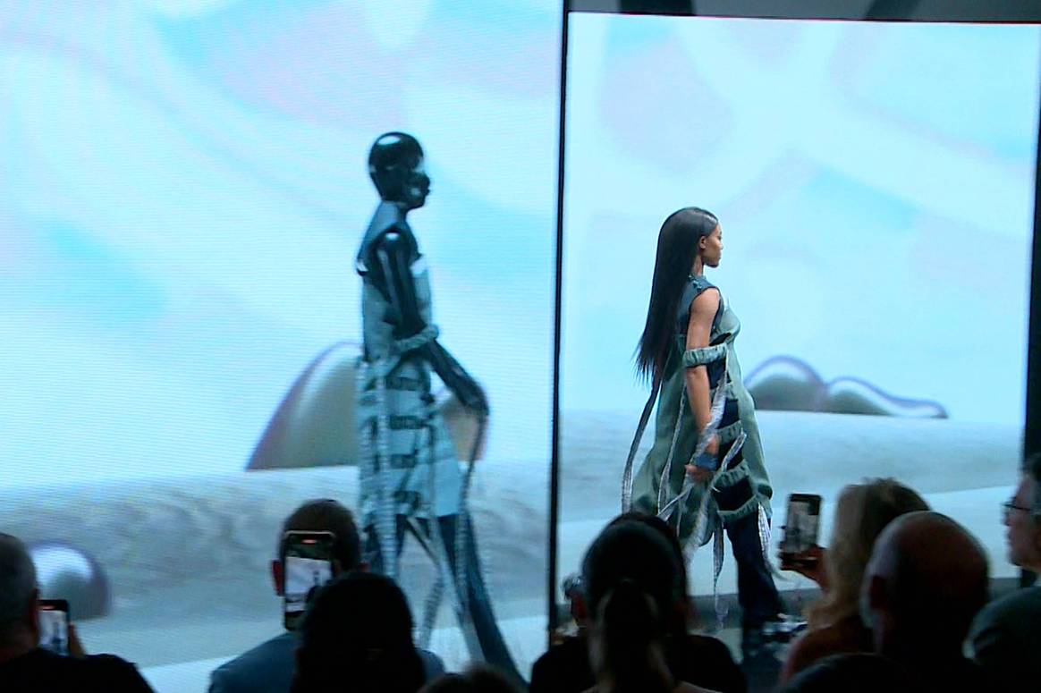 Image: Istituto Marangoni Dubai metaverse Talents Fashion Show, courtesy of Istituto Marangoni.